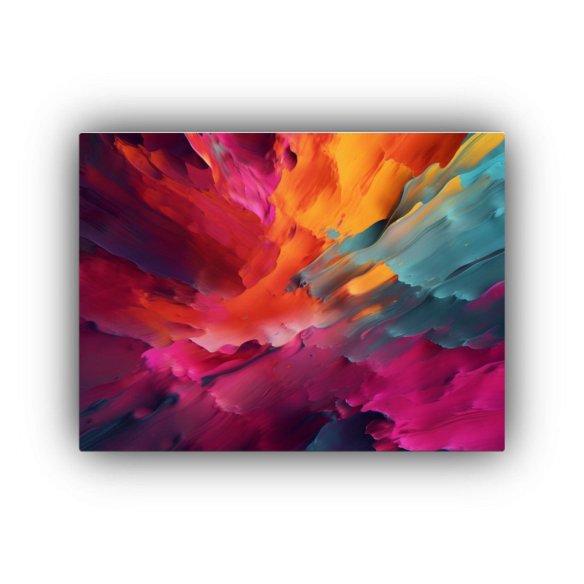 Pintura Abstracta Empoderamiento Premiada En Marco Galería. 40x30cm-0
