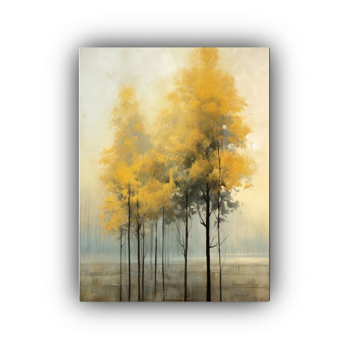 Pinturas De Decoración Arte Movimiento Habitación árboles 40x50cm-0