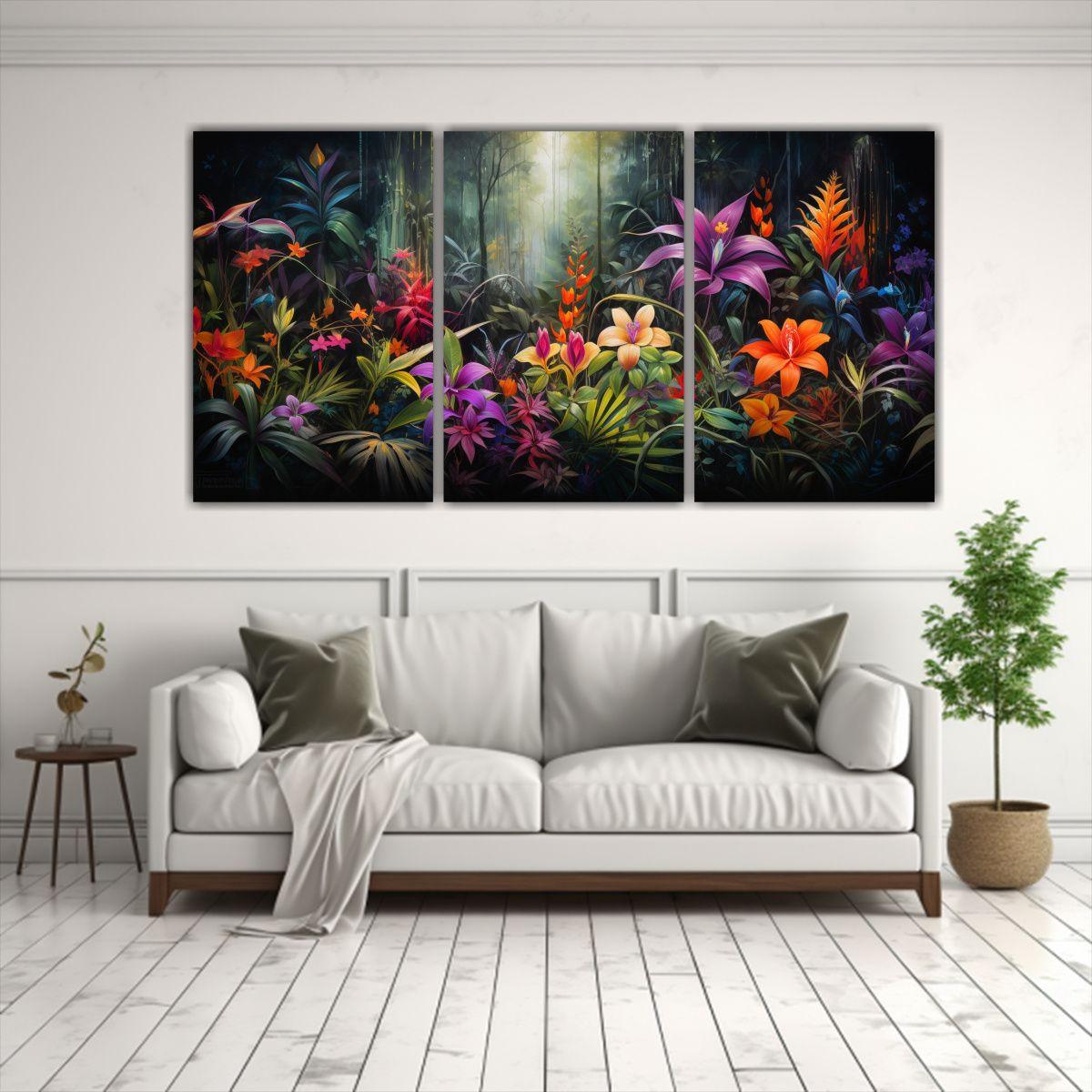 Cuadros Temáticos De Figuras En El Ritmo 180x90 Cm-2