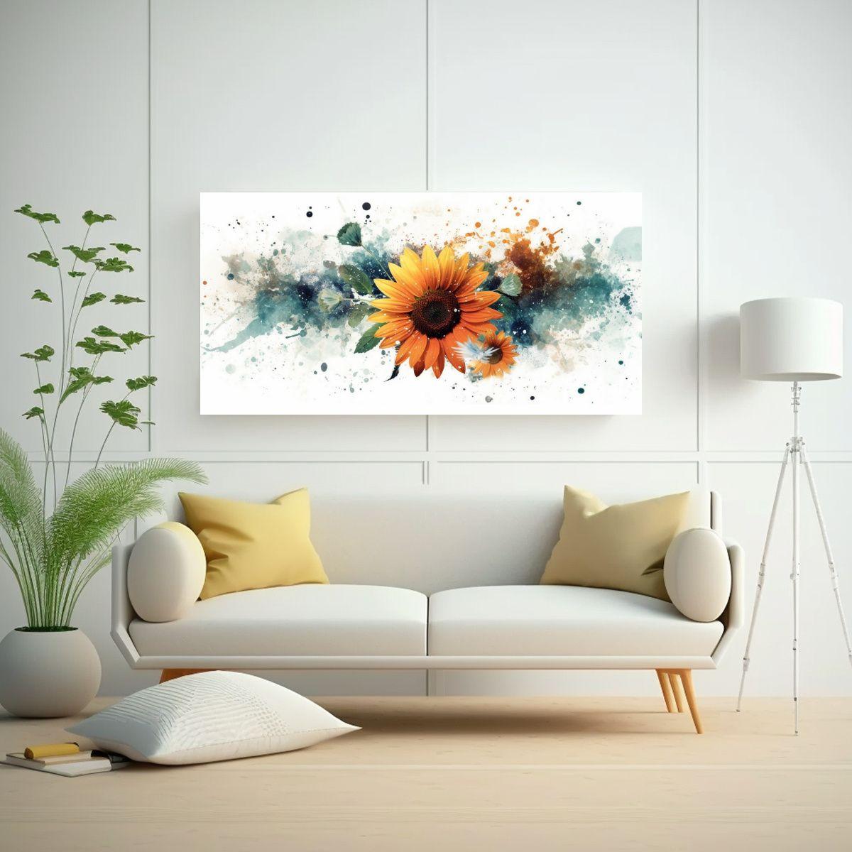 Pintura Sobre Lienzo En Relieve: Diseño Gráfico 100x50cm-2
