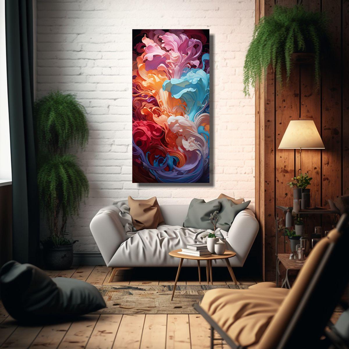 Cuadro Inspiración Enigmático Explosión 80x160cm-2