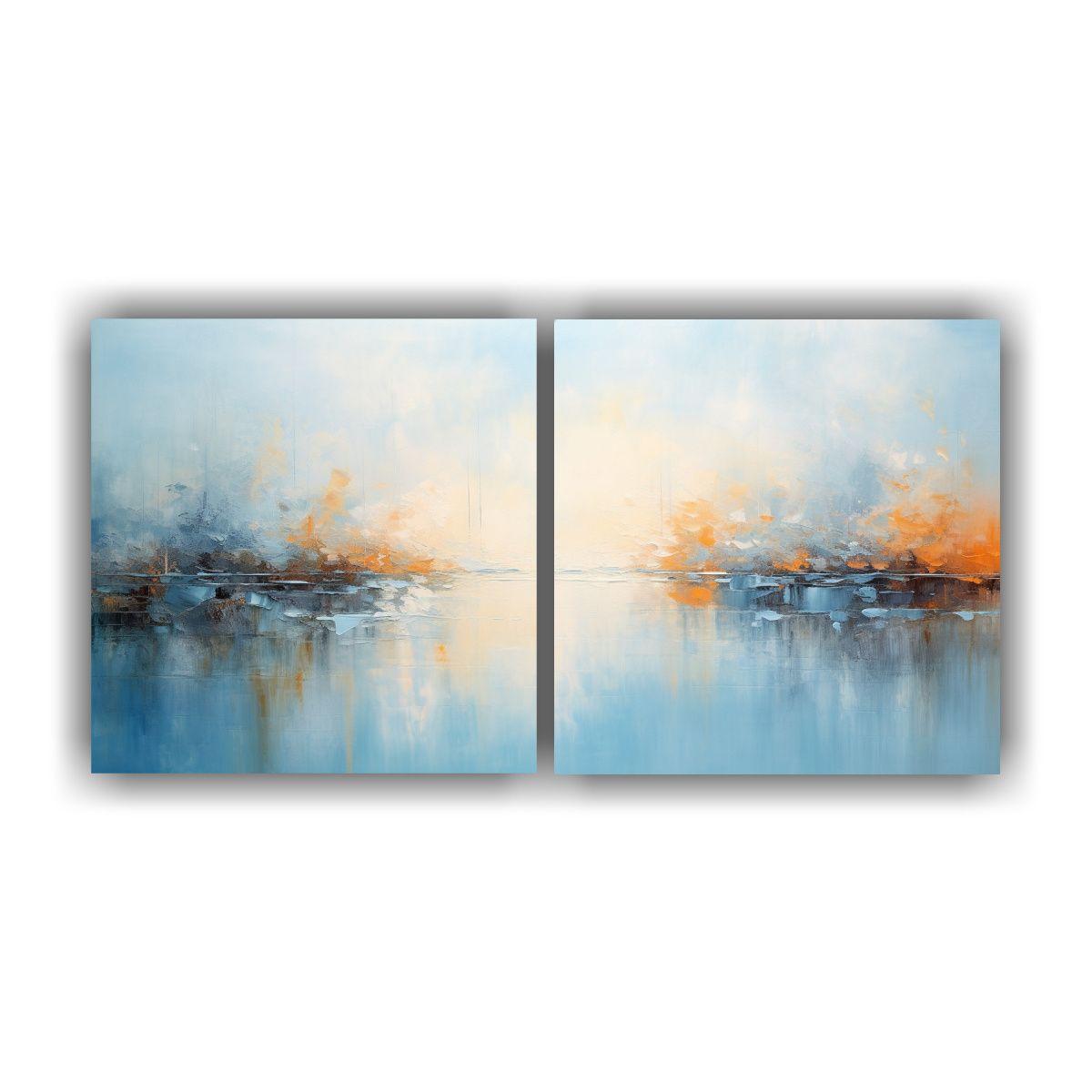 Pinturas De Decoración Abstracta Que Interpretan 40x20 Cm-0