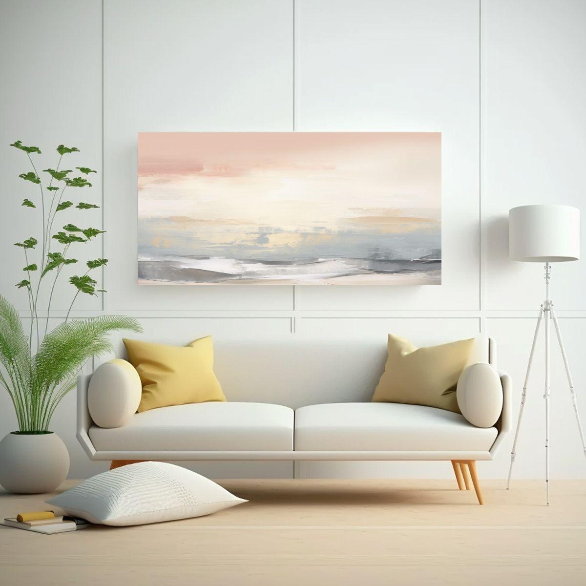 Pinturas Abstractas Minimalistas Para Decoración 120x60cm-2