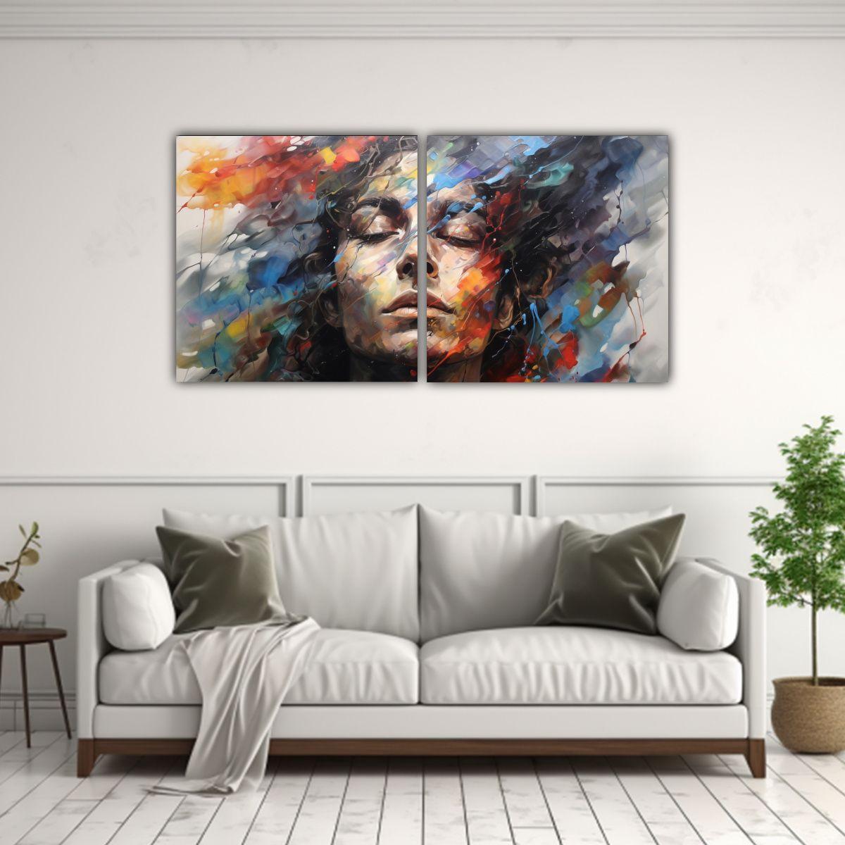 Pinturas Decorativas De Lujosos Contornos 160x80 Cm-2