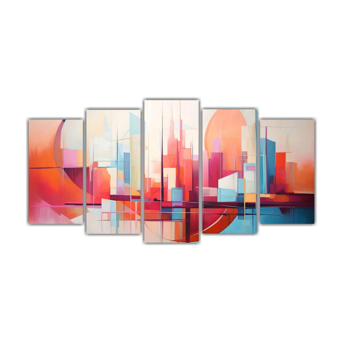 Pinturas Abstractas Para La Oficina: 150x75 Cm-0