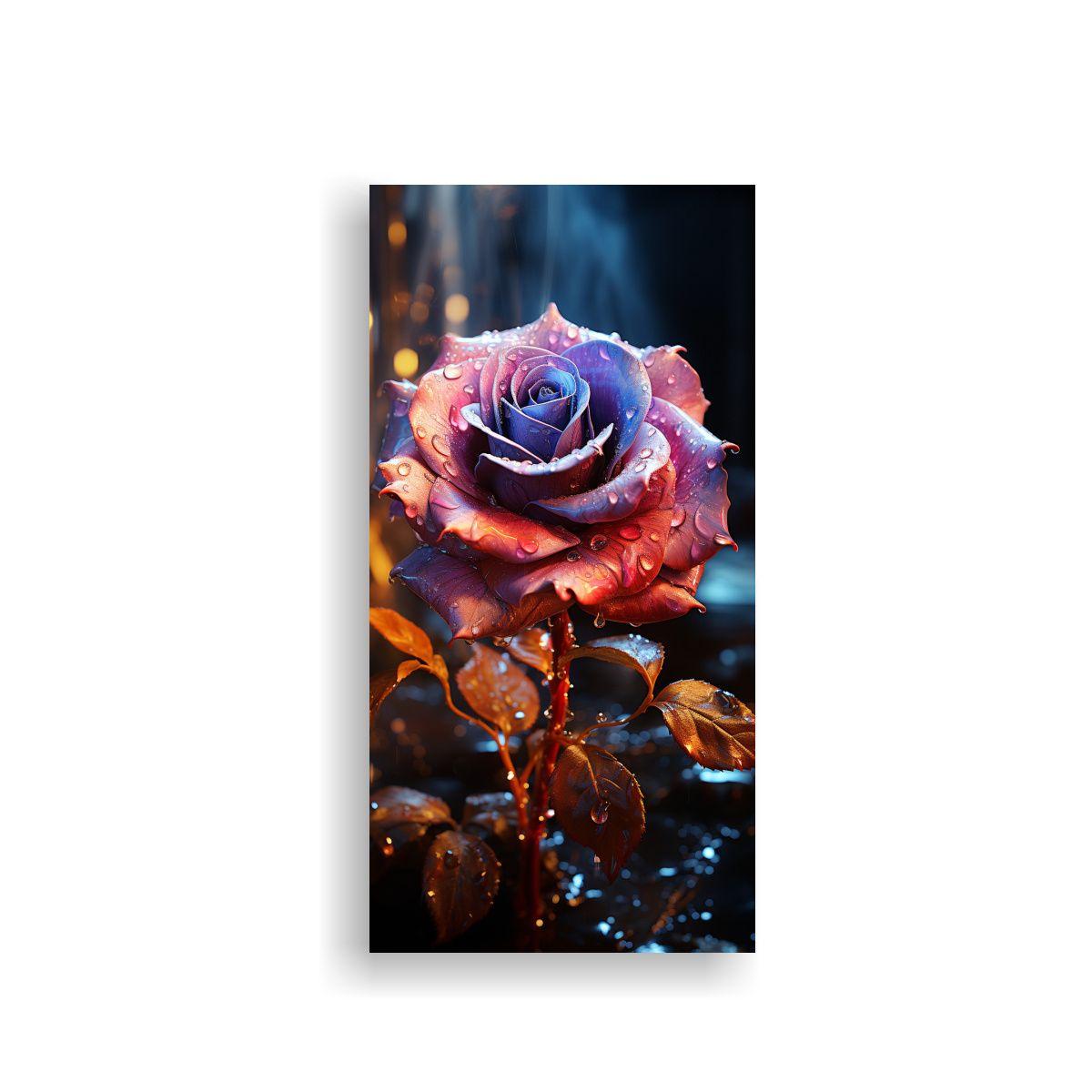Adorno Creativo De Arte, Rosa De Neón Disuelve 80x160 Cm-0