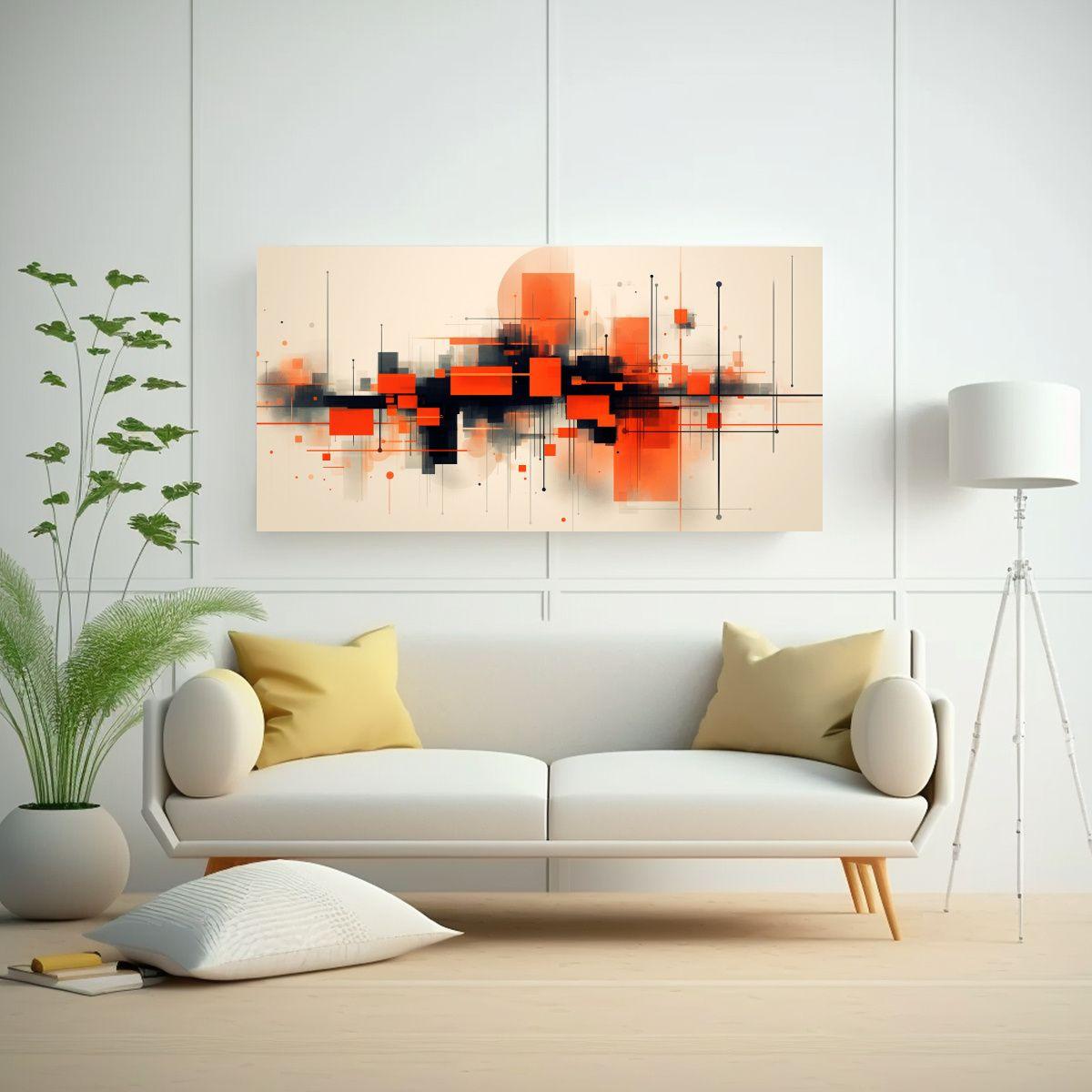 Cuadro Colores Mágico Arquitectura Ciudad 100x50cm-2