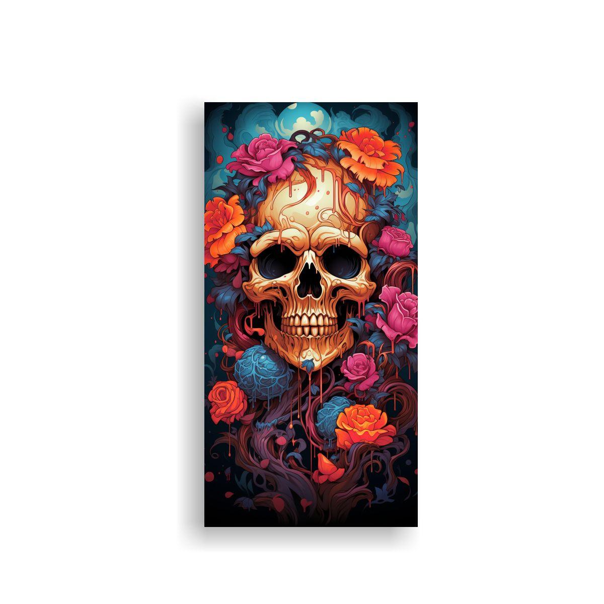 Pintura Decorativa Clásica De Lienzo Neon 40x80cm-0