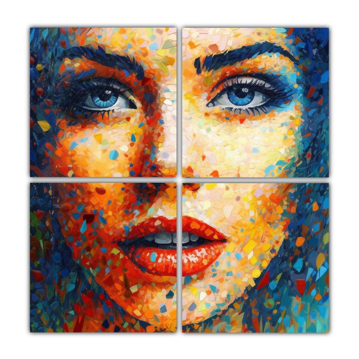 Pintura Decorativa De Arte Callejero Cuatro Artes 180x180 Cm-0