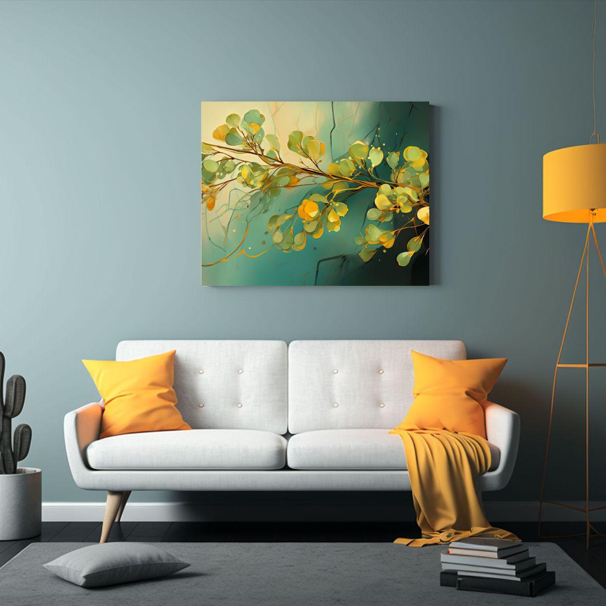 Cuadro Moderno De Fantasía: Árbol De Eucalipto 40x30cm-2