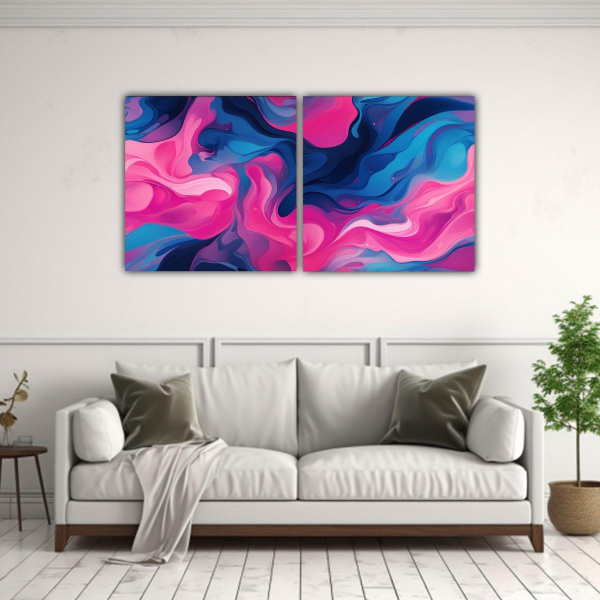 Patrón Intenso Y Enigmático De Pinturas 120x60 Cm-2