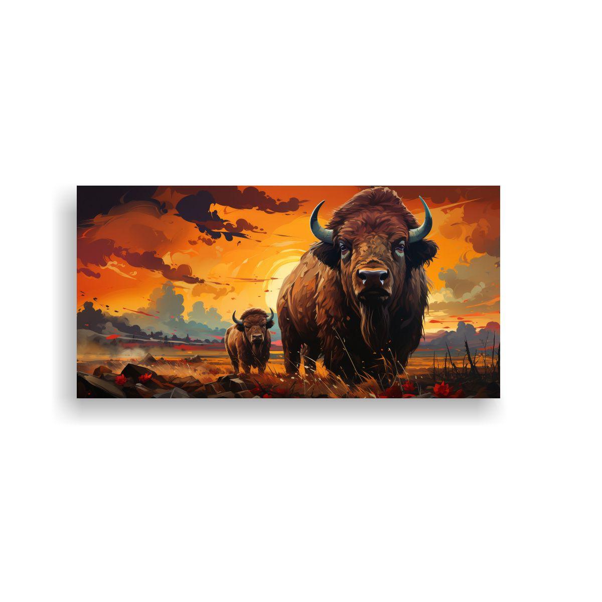 Cuadro De Lienzo Estilo Galería: Pintura Al Estil 60x30cm-0