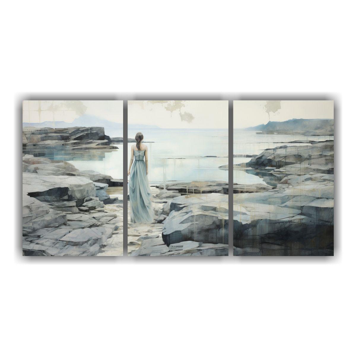 Pintura Dos Cuadros Con Tema De Colores Vibrantes 120x60 Cm-0