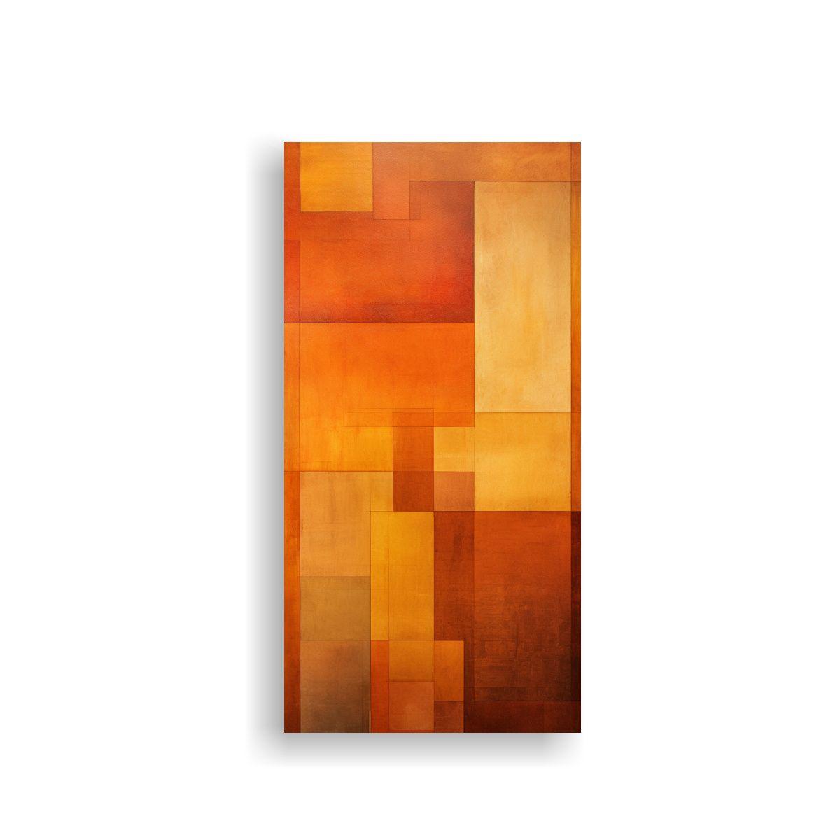 Pinturas Decorativas De Abstracción Geométrica 20x40cm-0