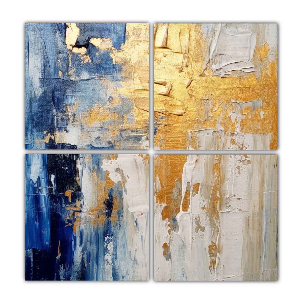 Cuadros Inspirador Alegría Con Salpicaduras De 40x40 Cm-0