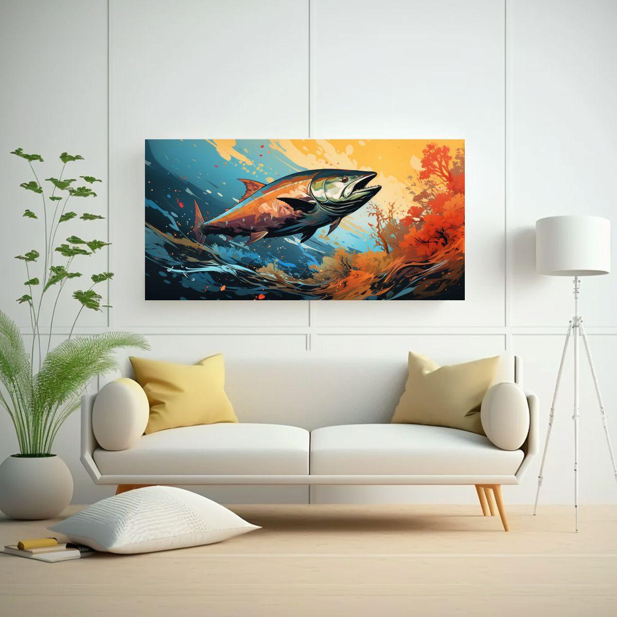 Pinturas Decorativas Neo Pop En Tonos Suavemente 60x30cm-2