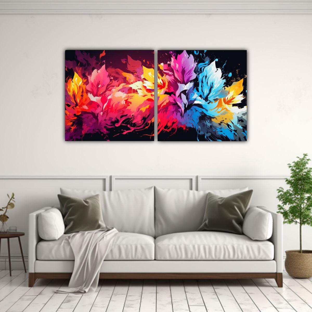 Lienzos Inspiradores Naturaleza Viva Estilo 120x60 Cm-2