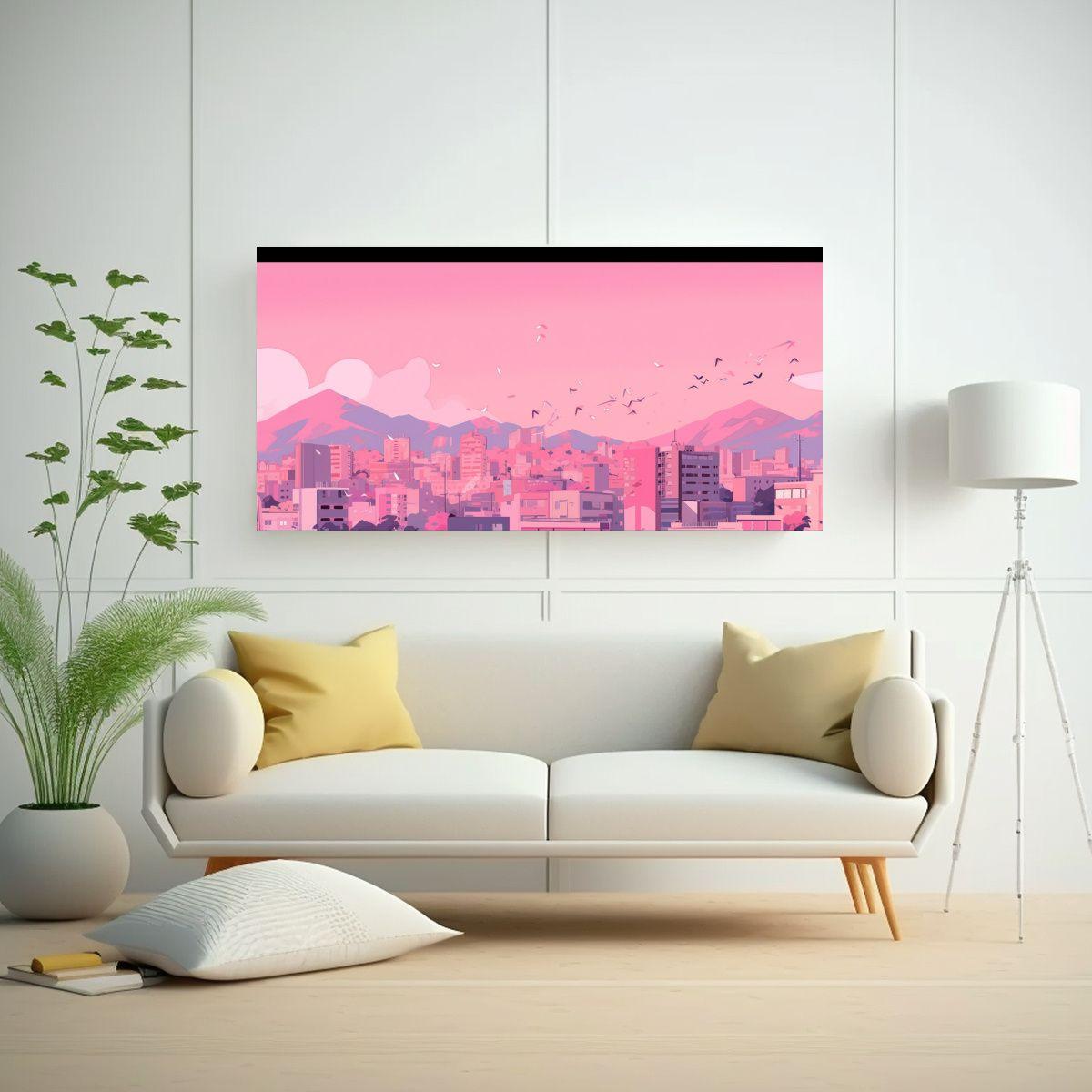 Pinturas Decorativas De Lienzo En Tonos Pasteles 100x50cm-2