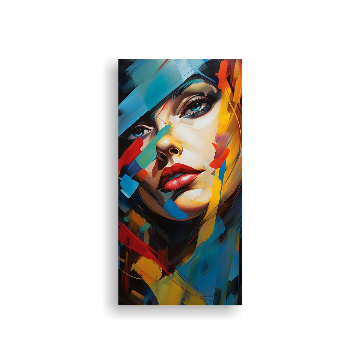 Pintura Abstracta: Impacto Visual Y Arte 20x40cm-0