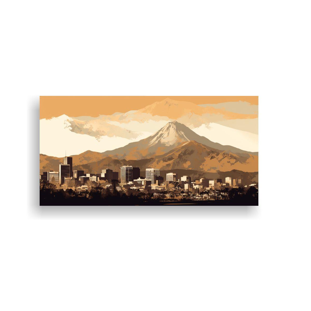 Cuadros De Decoración En Tonos Marrón Y Blanco 80x40cm-0