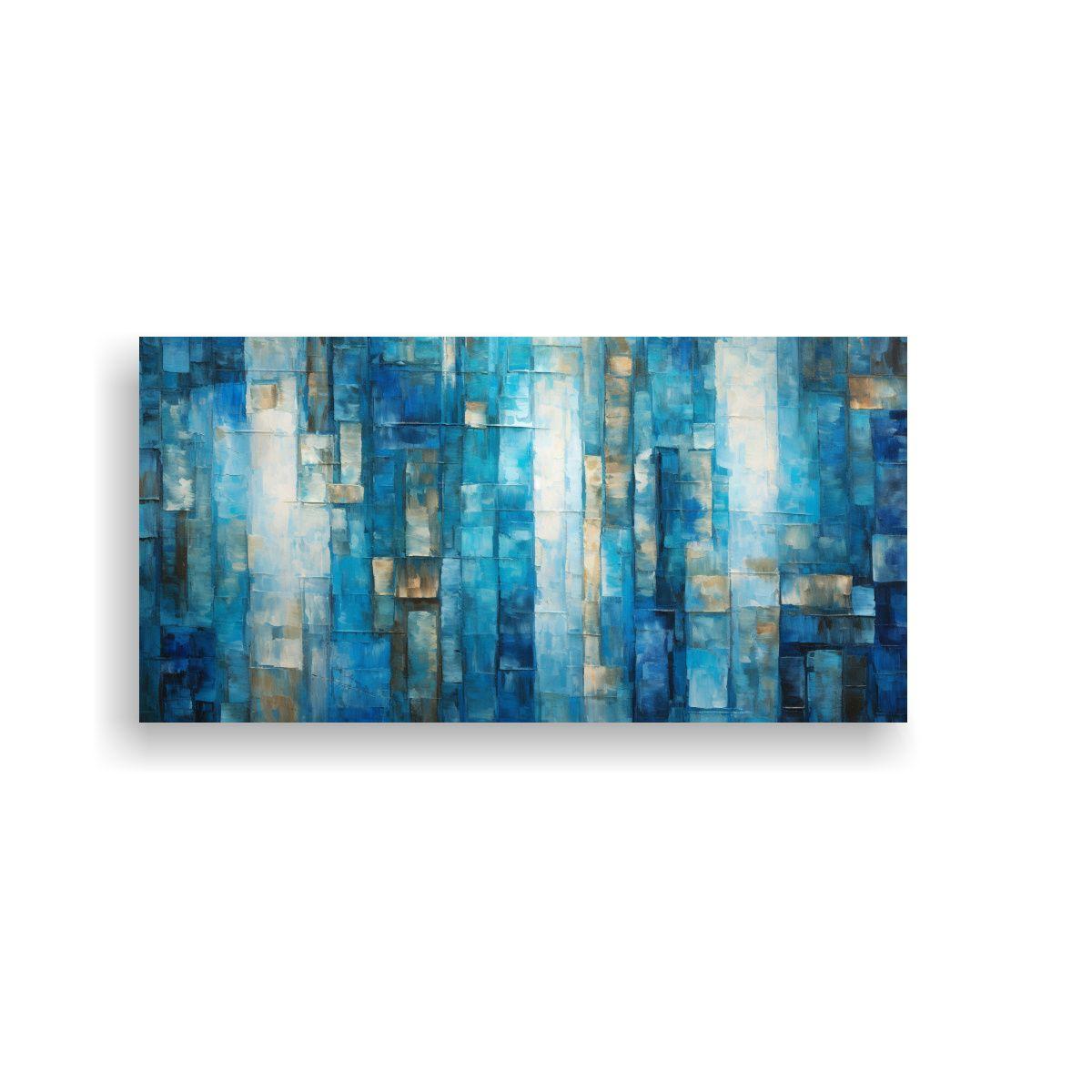 Obra Abstracta Inspirada En La Arquitectura 140x70cm-0