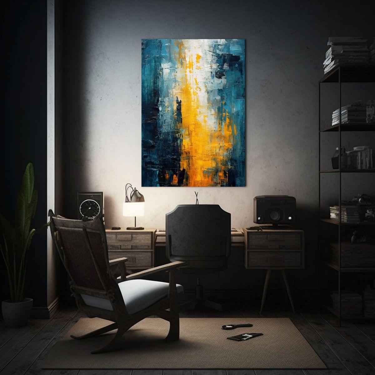 Fondo De Pintura Al óleo Con Pinceladas: Lienzo 20x30 Cm-2