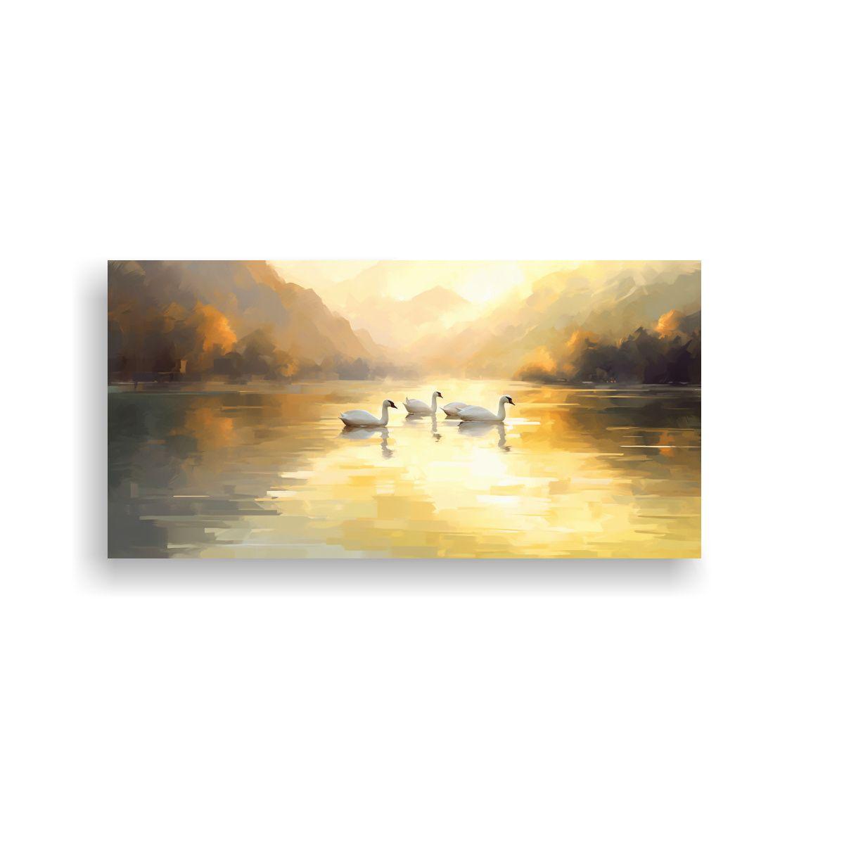 Cuadro Reflejo Abstracto Hermoso En Tonos 160x80cm-0