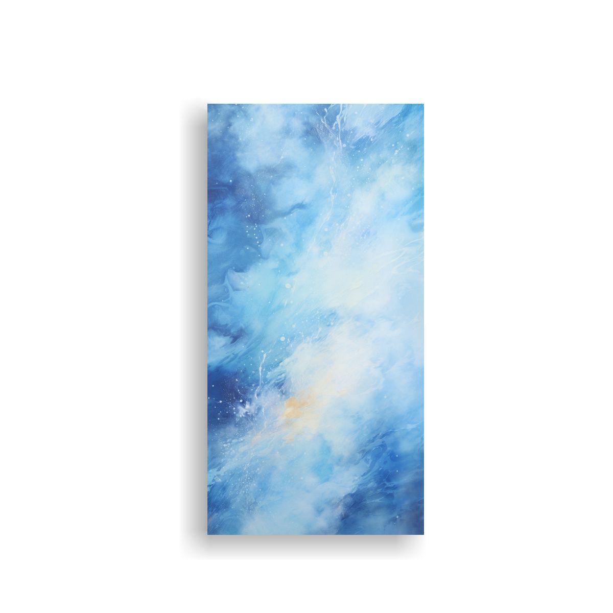 Cuadro De Tela Temática De Acuarela De Tormenta 70x140cm-0