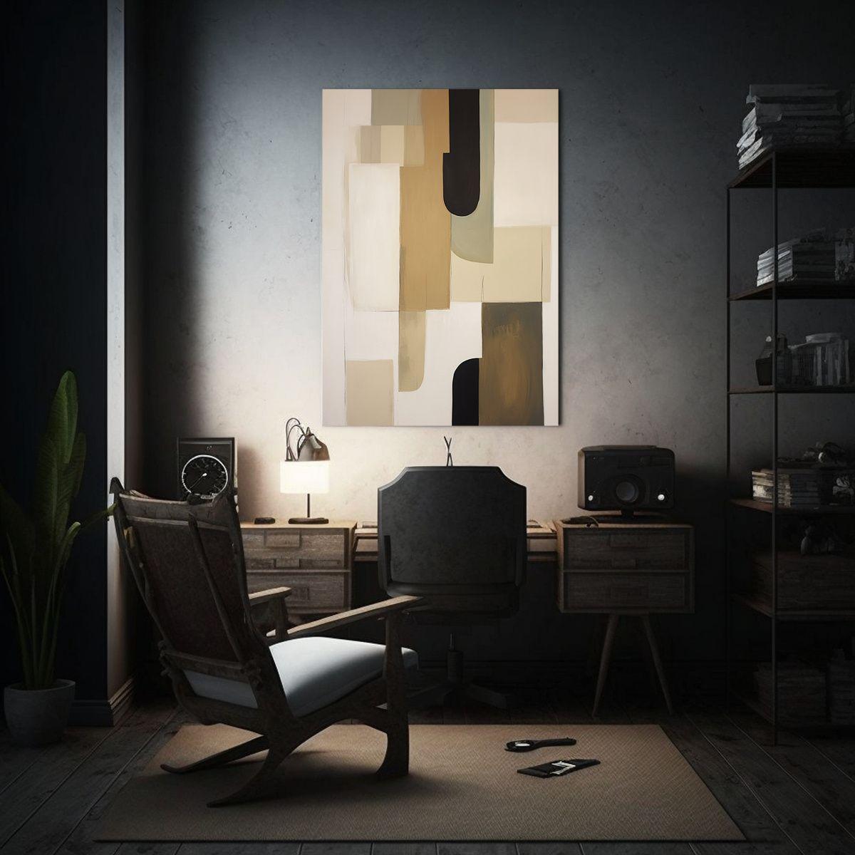 Pintura Decorativa Impresa Con Luz Brillante 20x30cm-2