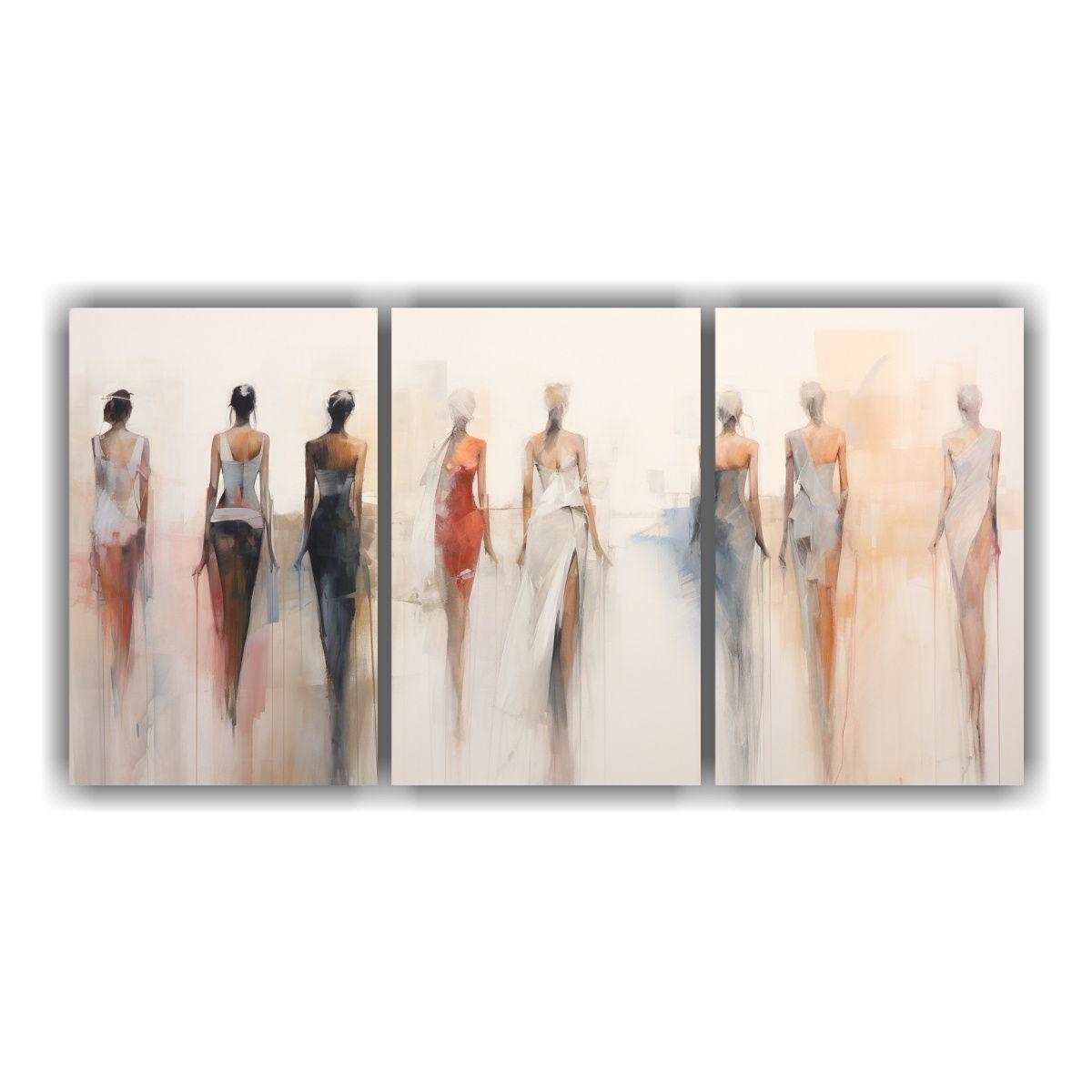 Cuadro Envision De Dibujo Reflejo Con Figuras 120x60 Cm-0