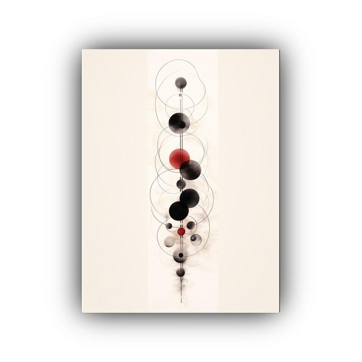 Cuadro Tema Poder Representación Gráfica Tiempo Y Divisió 40x60cm-0