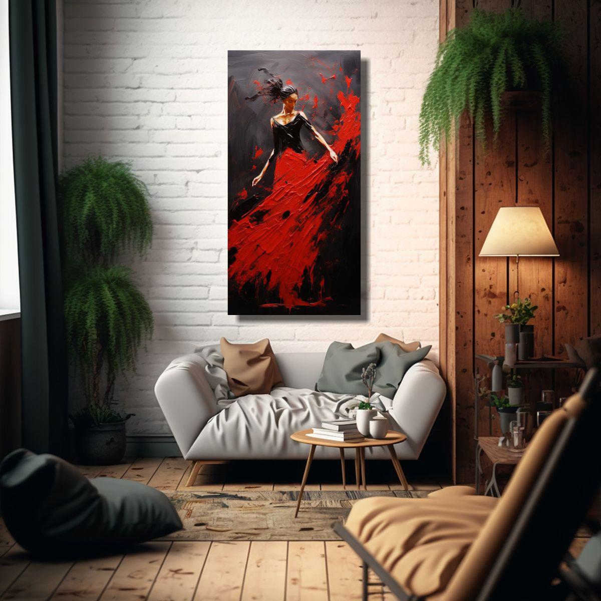 Pintura Decorativa Surrealista Captura Energía Ci 60x120cm-2