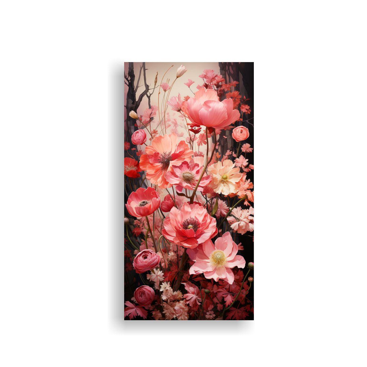 1 Collage De Sobres Rosas Y Pinturas Decorativas 80x160cm-0