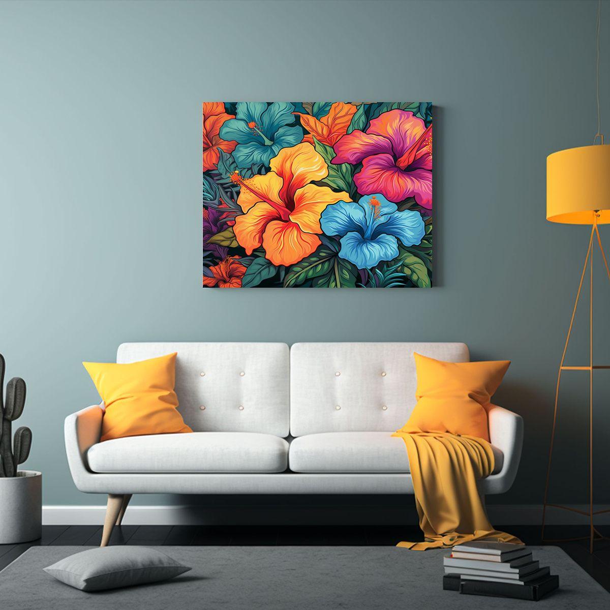 1 Pieza Hermoso Cuadro Para Cuarto Con Un Jardín  30x20cm-2