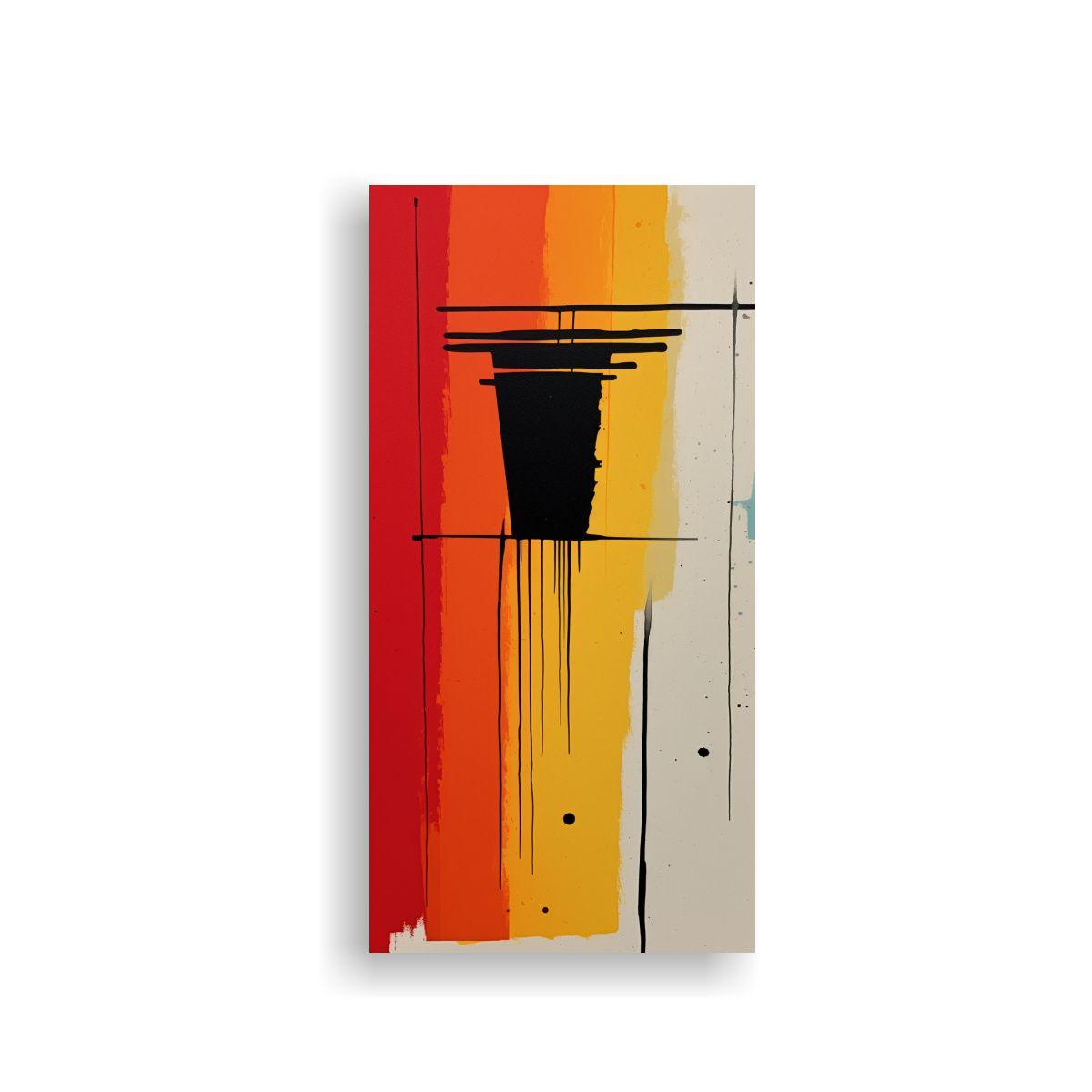 Pinturas Minimalistas En Lienzo Estilo Galería 30x60cm-0