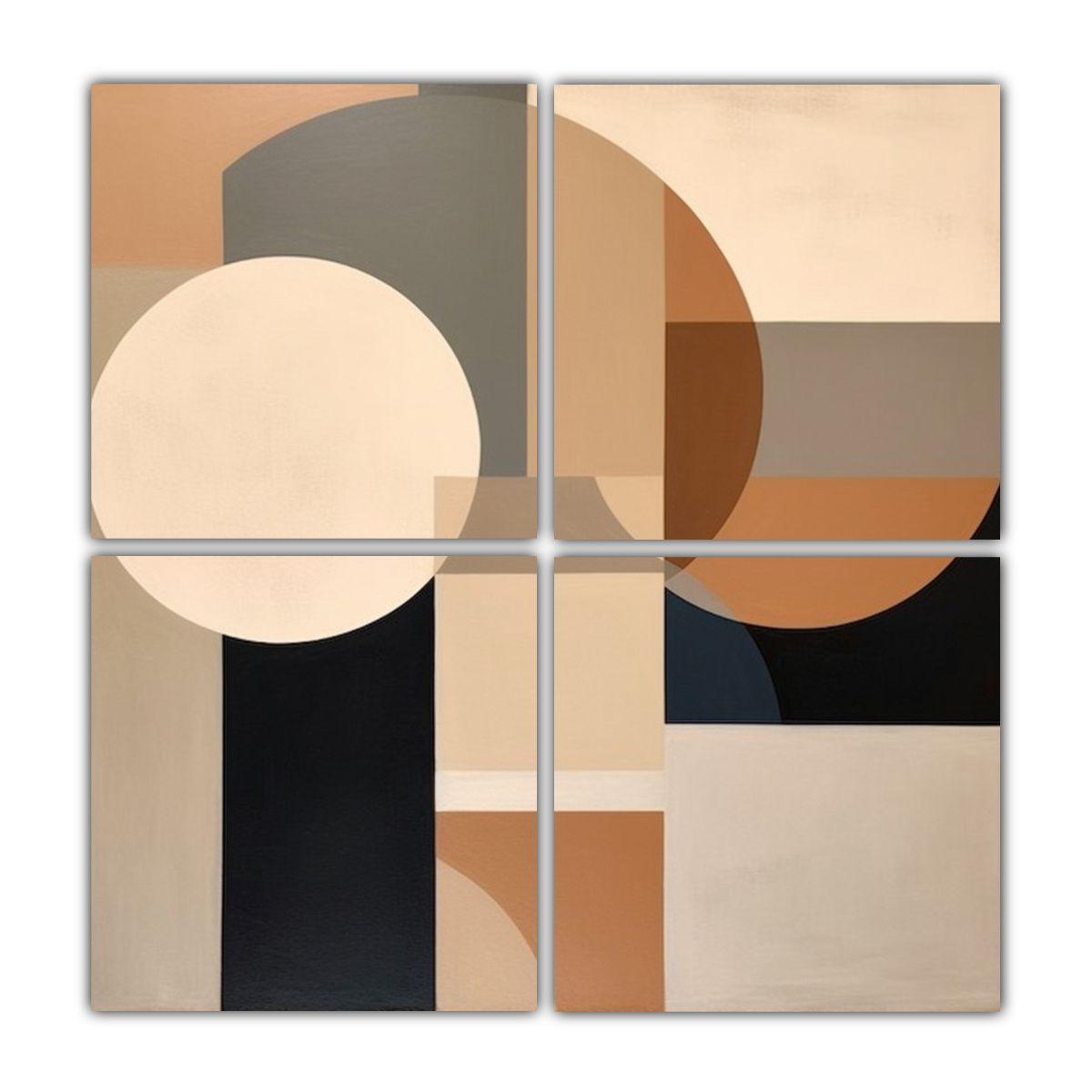 Cuadriptico Expresión Único Conana: Pintura 160x160 Cm-0