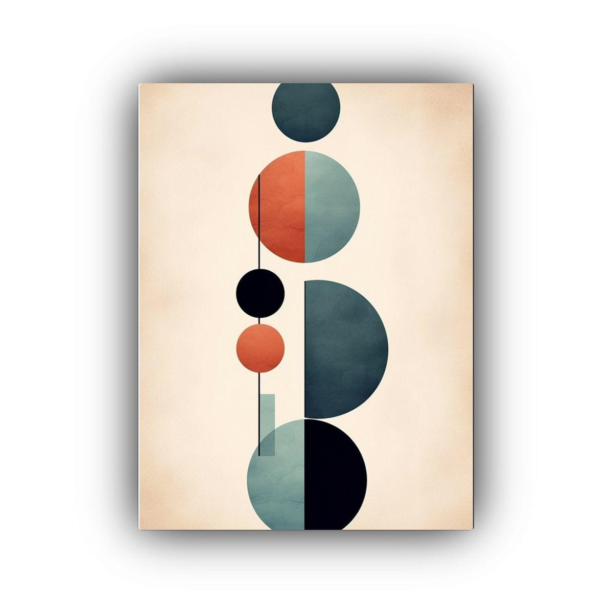 Cuadro Horizontal Abstracto De Espacio UK Con Impresión De  30x40cm-0