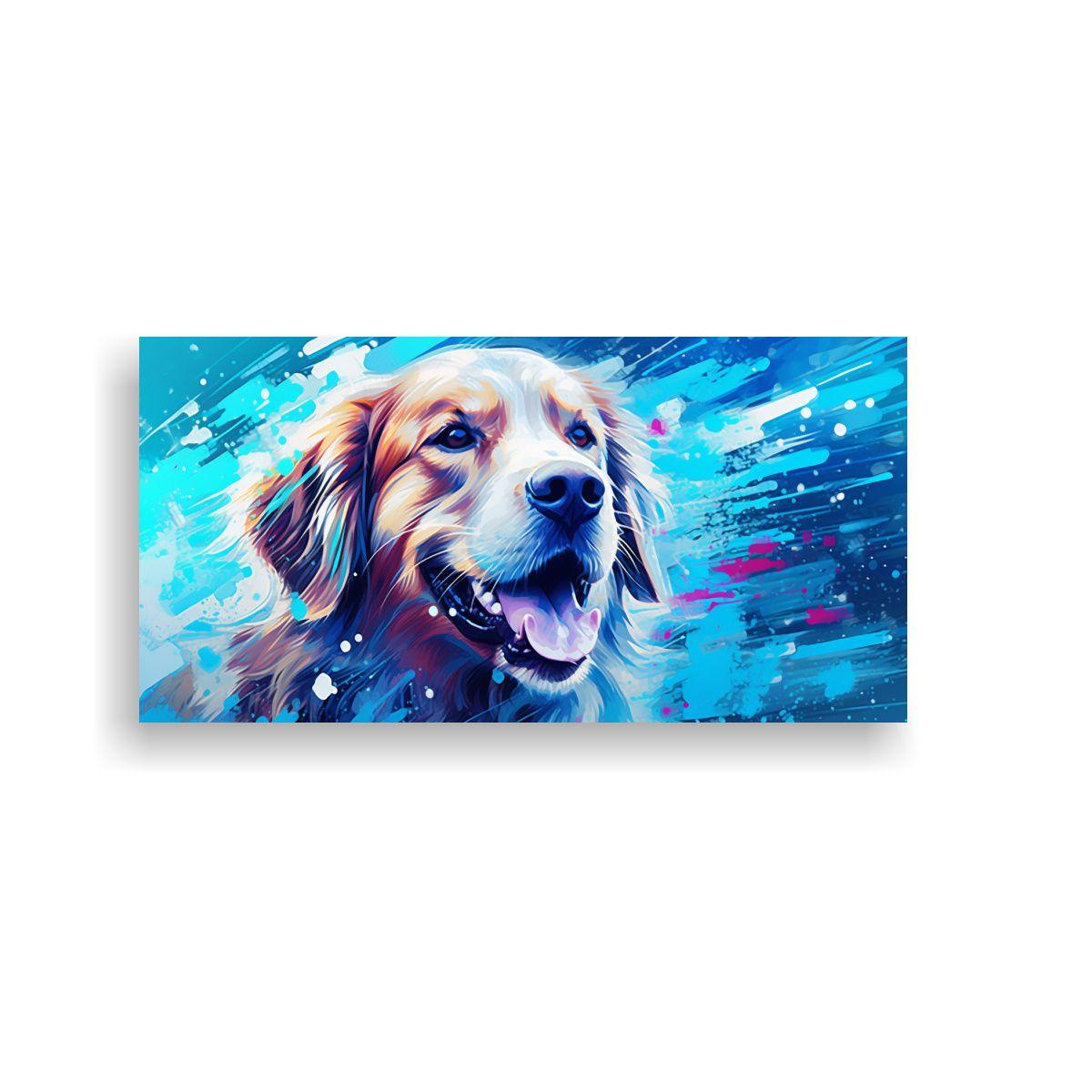 Cuadro Temática Creatividad Con Un Retriever En C 160x80cm-0