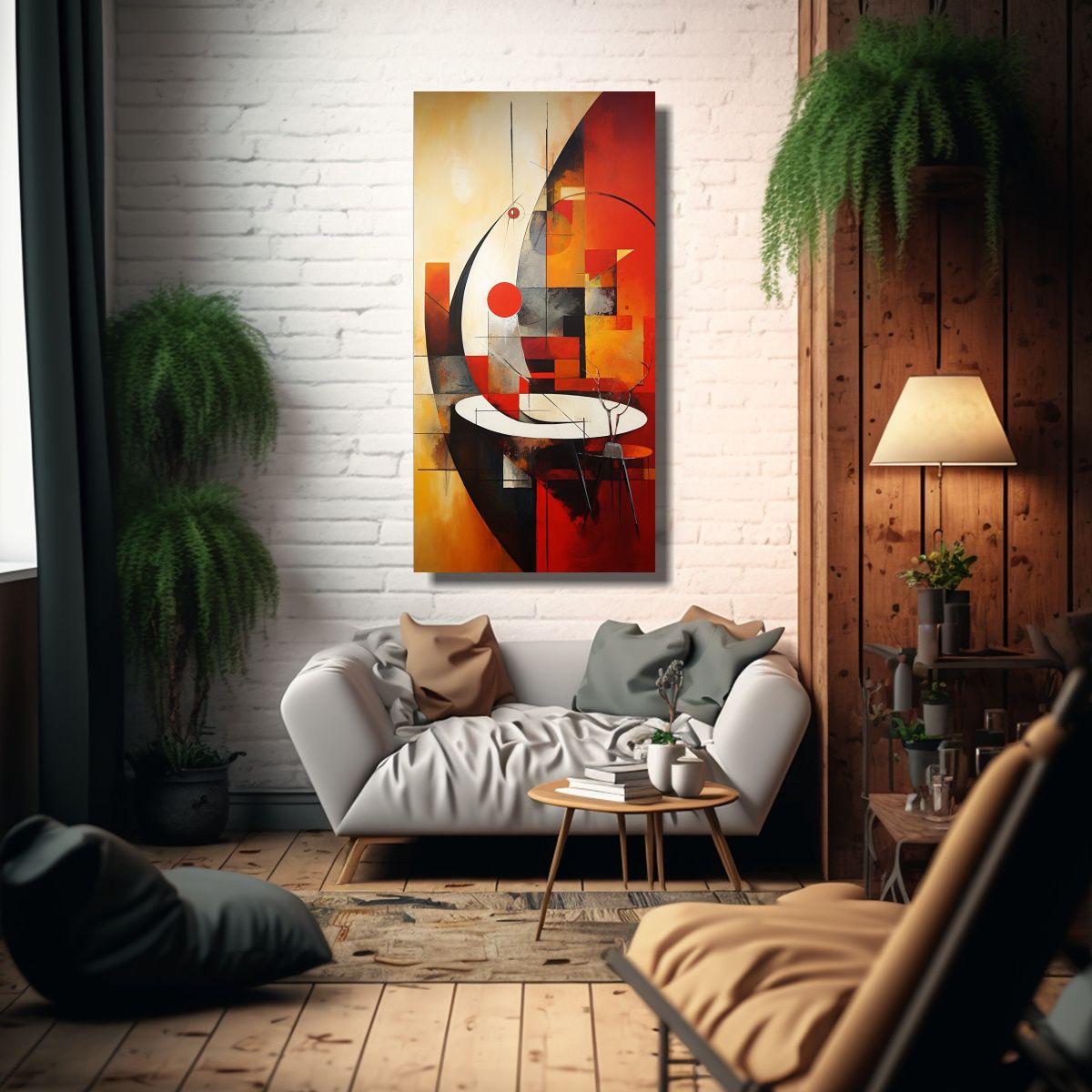 Pinturas Abstractas Para Decoración Del Comedor 60x120cm-2