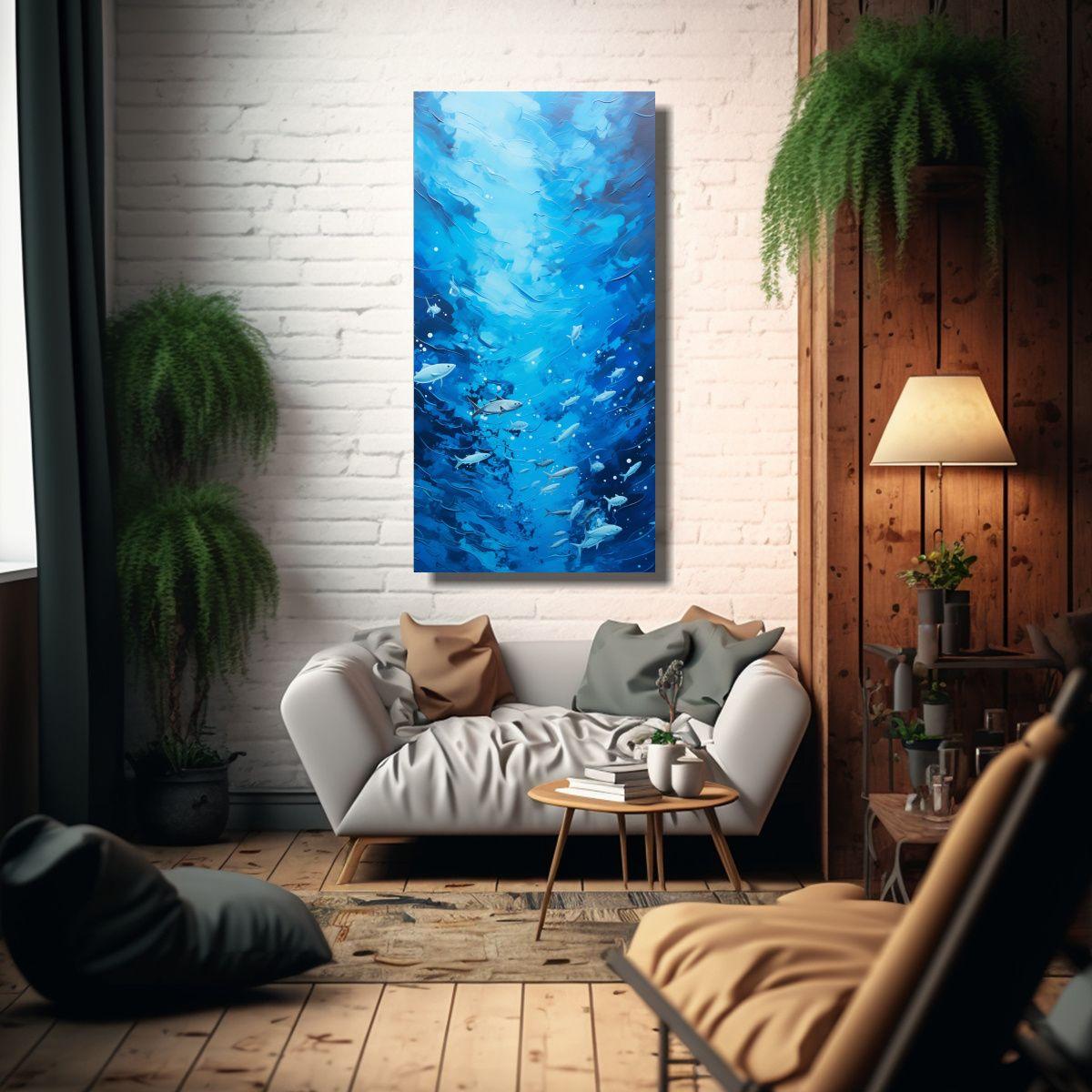 Pinturas Abstractas Arte Cálidos Simétrico: 50x100cm-2