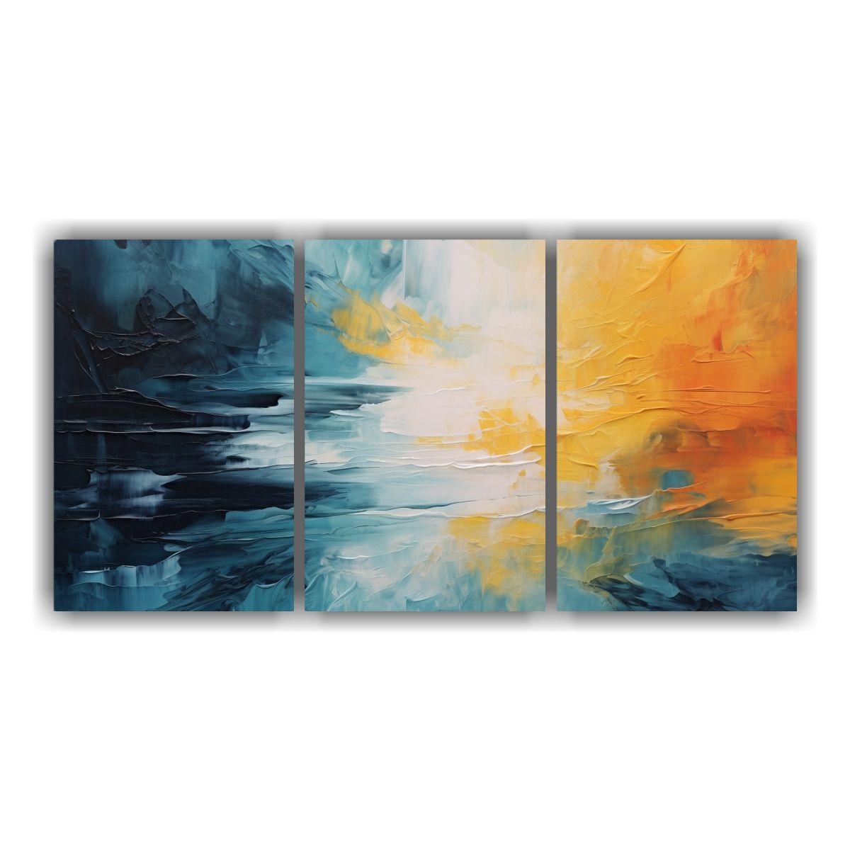 Cuadro Impresiones Abstractas Estilo Minimalista 90x45 Cm-0