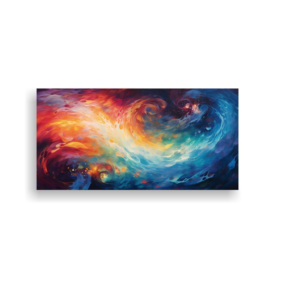 Pinturas Decorativas Con Formas De Remolino Rojo 80x40cm-0