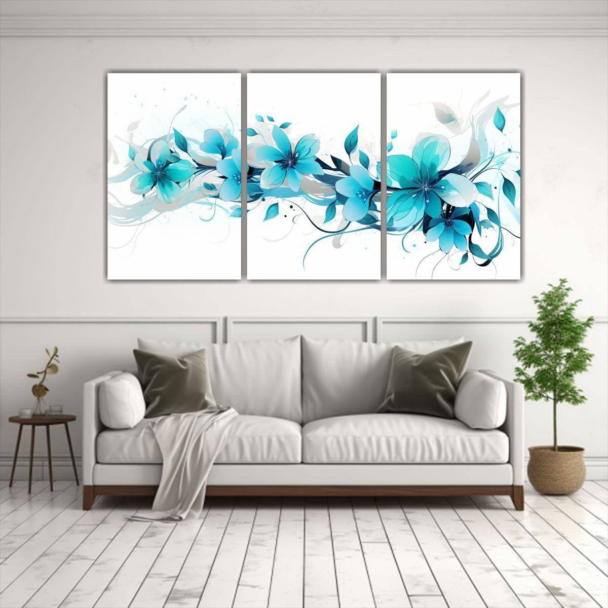 Pinturas Decorativas De Tela Con Atmósfera 60x30 Cm-2