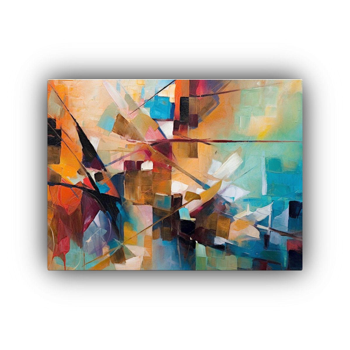 Pinturas Decorativas Combinando Arte Y Diseño 50x40 Cm-0