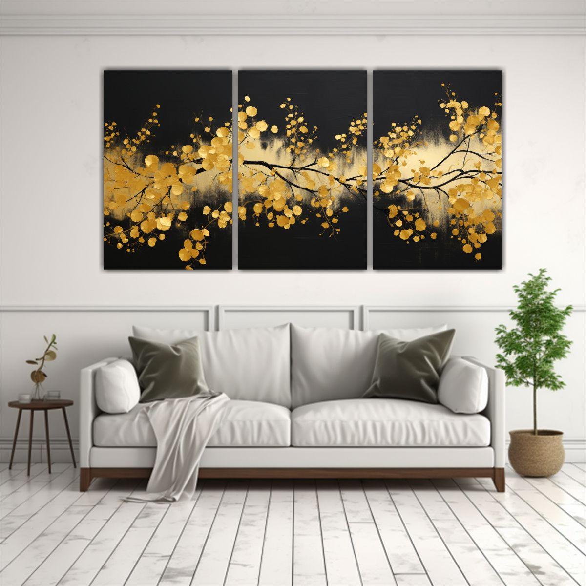 Cuadro Decorativo Inspirado En árbol De Acacia 90x45 Cm-2