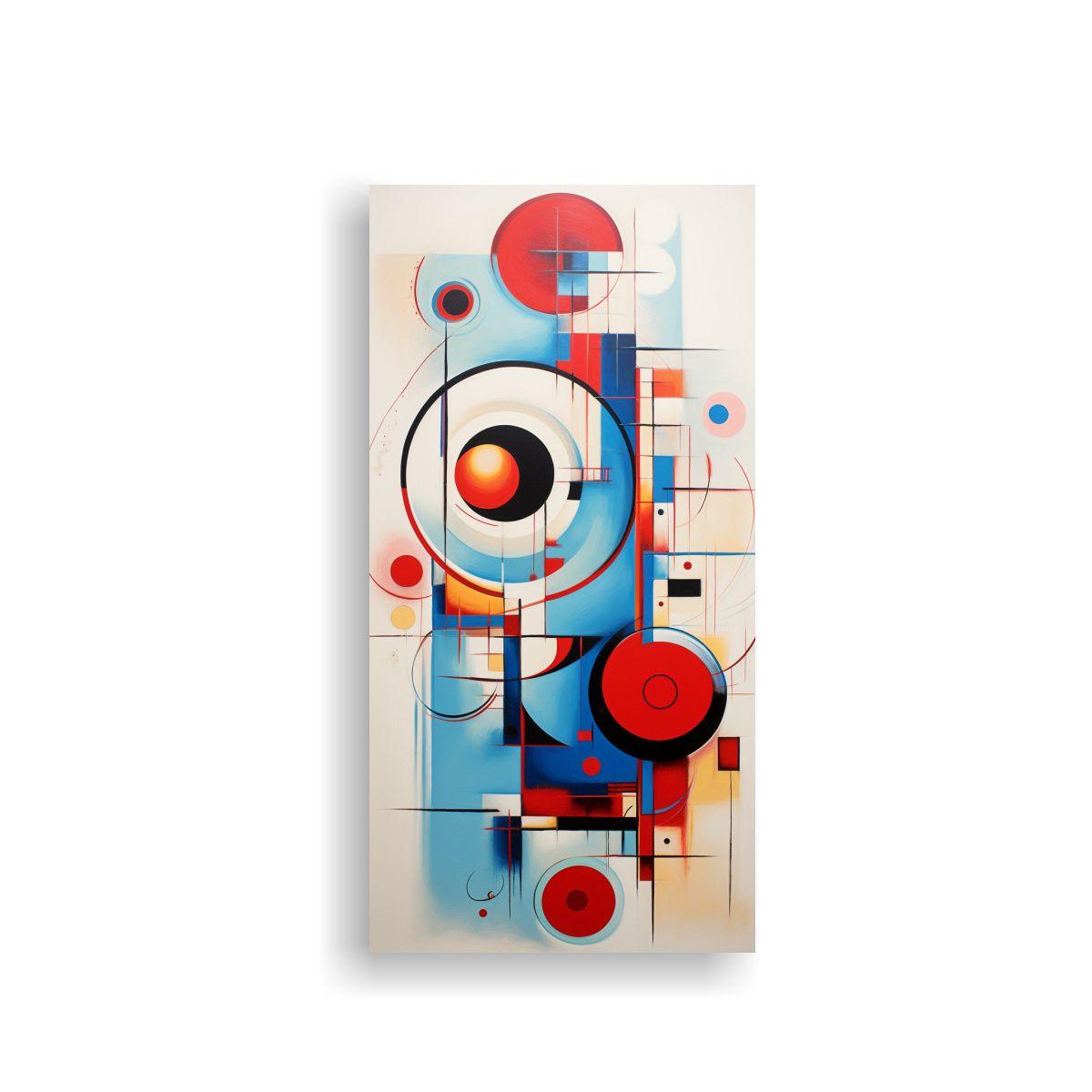 Pintura Abstracta Espectacular, Formación Cuadro  60x120cm-0