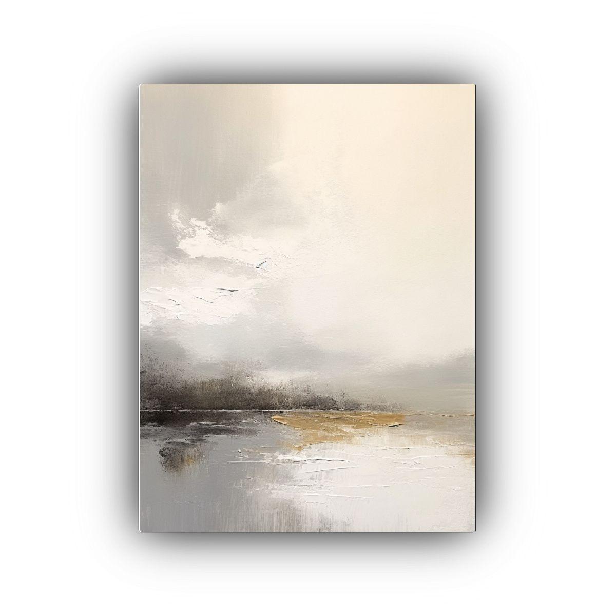 Pintura Abstracta Paisaje Estilo Sereno 80x120 Cm-0