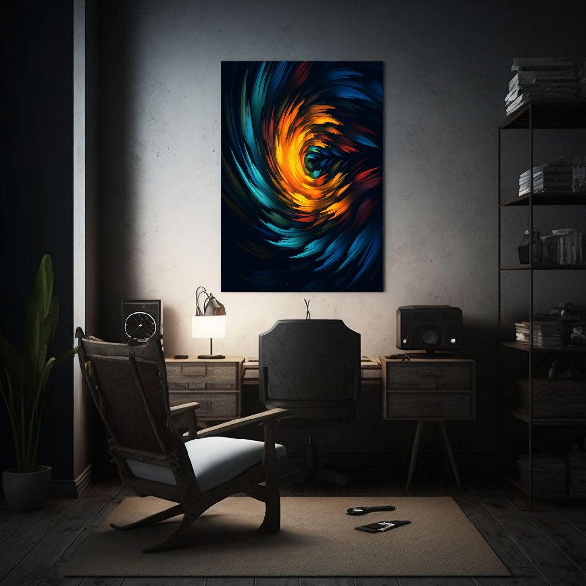 Lienzo De Tela Calidos Unico Pinturas Decorativas Hipnotizan 60x90cm-2