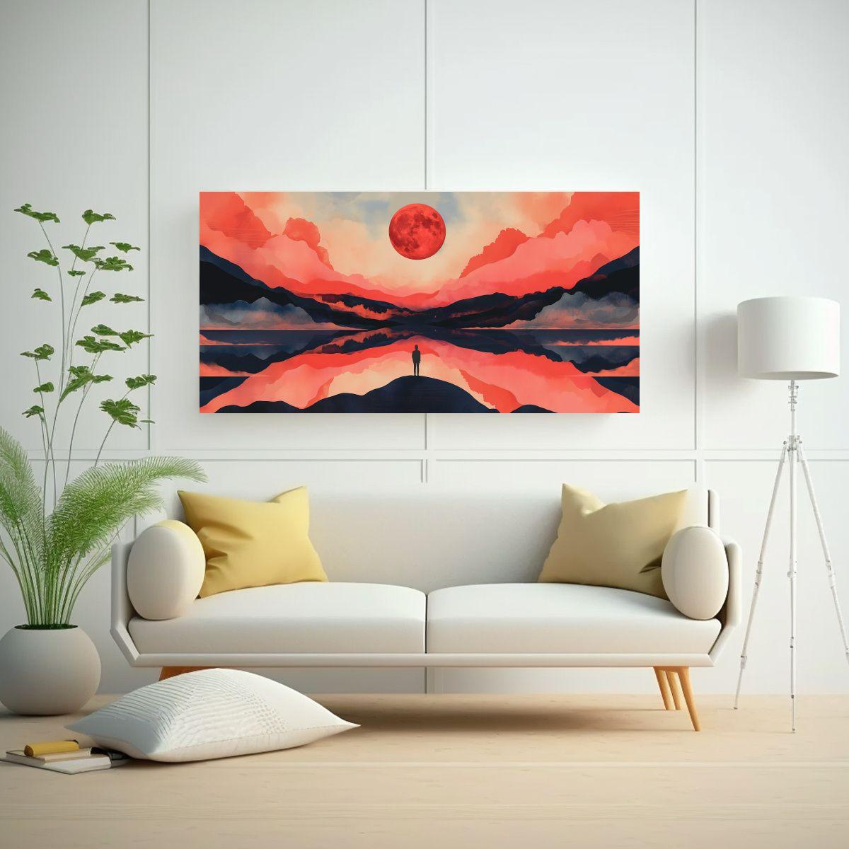 Arte De Pared Movimiento Vital: Hermoso Papel 60x30cm-2