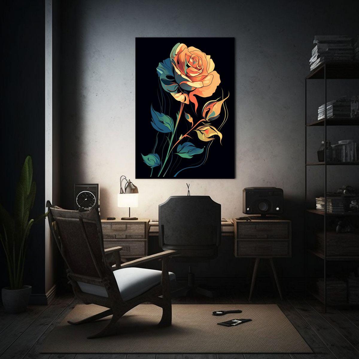 Pintura Decorativa De Arte Colores Minimalismo 60x90cm-2